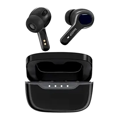 beatXP Pulse XPods Bluetooth True Wireless Ear buds with 40H Playtime, Dual Mic AI ENC, Low Latency for Gaming Mode, Type C earphone with 10mm drivers, IPX5, BT 5.3, Touch Control