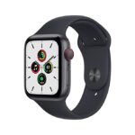 Apple Watch SE (2nd Gen)[GPS + Cellular 44 mm] Smart Watch w/Midnight Aluminium Case & Midnight Sport Band Fitness & Sleep Tracker, Crash Detection, Heart Rate Monitor, Retina Display,Water Resistant