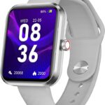 beatXP Marv Aura 1.83” HD Display Bluetooth Calling Smart Watch, Metal Body, 240 * 284 px, 500 Nits, 60 Hz Refresh Rate, Always On Display, 100+ Sports Modes, 24x7 Health Tracking, IP67