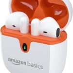 AmazonBasics True Wireless in-Ear Earbuds with Mic, Touch Control, IPX5 Water-Resistance, Bluetooth 5.3, Up to 36 Hours Play Time, Voice Assistance and Fast Charging
