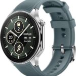 OnePlus Watch 2 with Wear OS 4,Snapdragon W5 Chipset,Upto 100Hrs Battery Life,1.43'' AMOLED Display,Stainless Steel & Sapphire Crystal Build,Dual Frequency GPS,5 ATM,IP68 & BT Calling