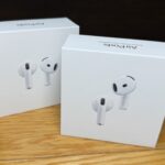 Apple AirPods 4 Wireless Earbuds, Bluetooth Headphones, Personalised Spatial Audio, Sweat and Water Resistant, USB-C Charging Case, H2 Chip, Up to 30 Hours of Battery Life, Effortless Setup for iPhone