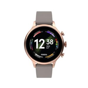 Fossil Gen 6 Smartwatch Digital Black Dial Women's Watch-FTW6079
