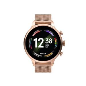 Fossil Gen 6 Smartwatch Digital Black Dial Women's Watch-FTW6082