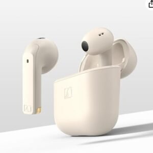 Sennheiser ACCENTUM Open True Wireless Earbuds-Smart Touch Controls, Lightweight & Breathable Design, Upto 28H Battery, Quick Charging, IPX4 Splash Resistance
